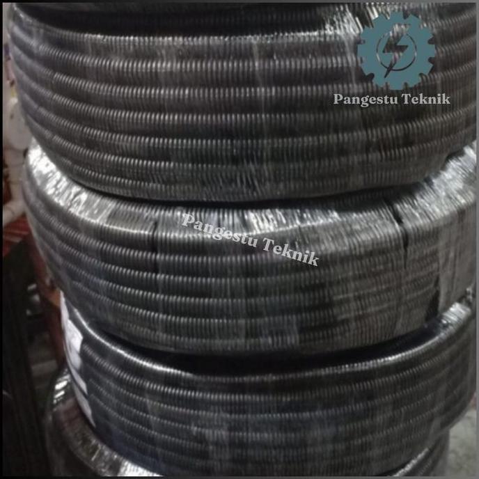 TERMURAH - Flexibel Listrik 20mm / Selang Pipa Listrik / Corugated Pipa Hitam Rol