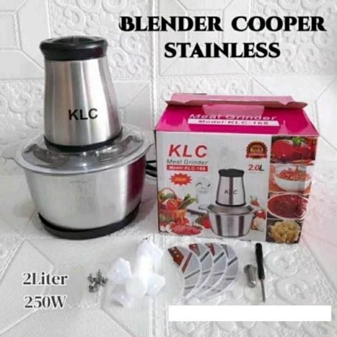 Blender Penggiling Daging Chopper Stainless Elektrik - MEAT GRINDER KLC-168 KLC168