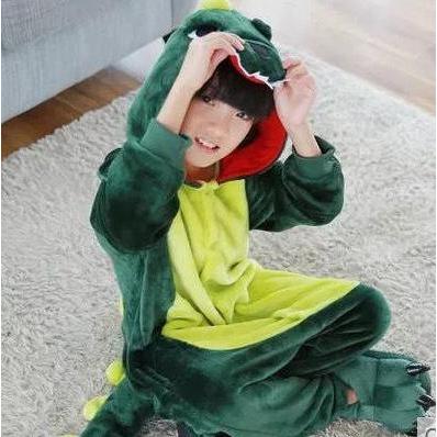 BAJU ONESIE DINOSAURUS DINO KIDS KOSTUM ANAK PIYAMA