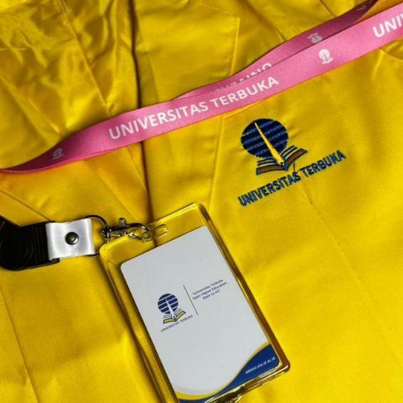 CUCI GUDANG PAKET Cetak KTM + Jas Almamater UT Murah Kancing ada Logo UT (Proses KTM 1 Menit)