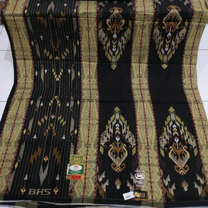 Termurah / Hot Sale Sarung Bhs Sge Full Sutra - Hitam Emas