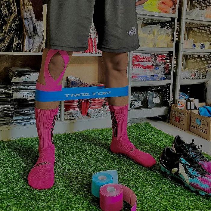 promo resistance bands 5 levels gym set | trailtop yoga stretch loops band paha kaki latihan