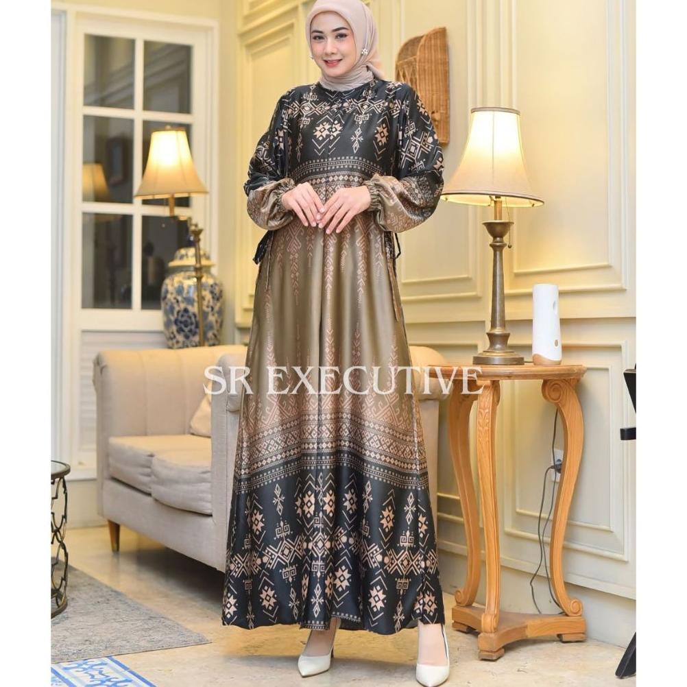 Terlaris Gamis Silk Premium/Gamis Terbaru/Gamis Busui Frenli/Warna Terlaris Mauve Gray Mocca Olive A