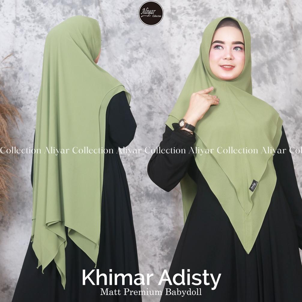 HOT SALE KHIMAR SYAR'I ADISTY  ORIGINAL ALIYAR BY AWLIYA HIJAB /ALIYAR COLLECTION CERUTTY BABYDOLL J