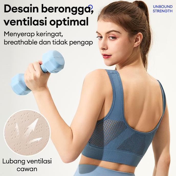 Fitbanget- Bh Olahraga Sport Bra Wanita Bra Olahraga Sport Bh Push Up Seamless Jumbo S-3Xl Bra Dasar