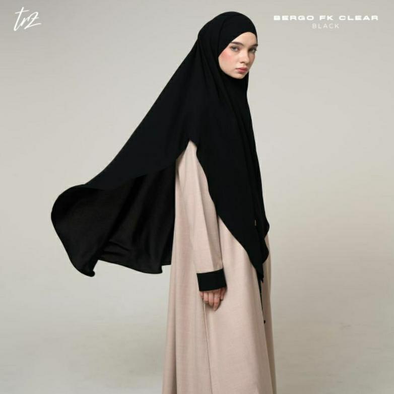 CUCI GUDANG TRZ - Khimar Clear - khimar bandana instan - hijab instan syari