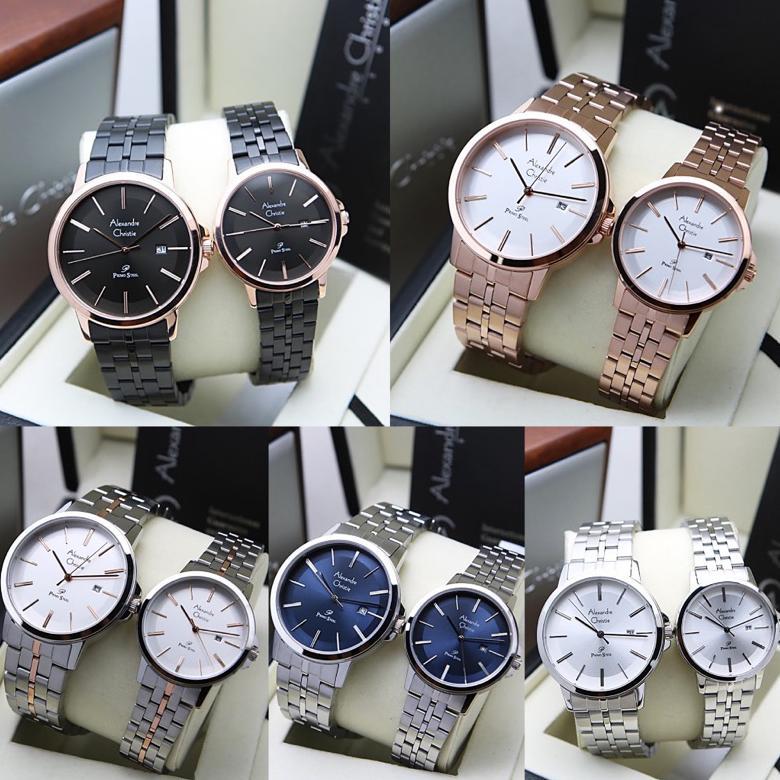 JAM TANGAN COUPLE ALEXANDRE CHRISTIE AC 1036 AC 1036 ORIGINAL