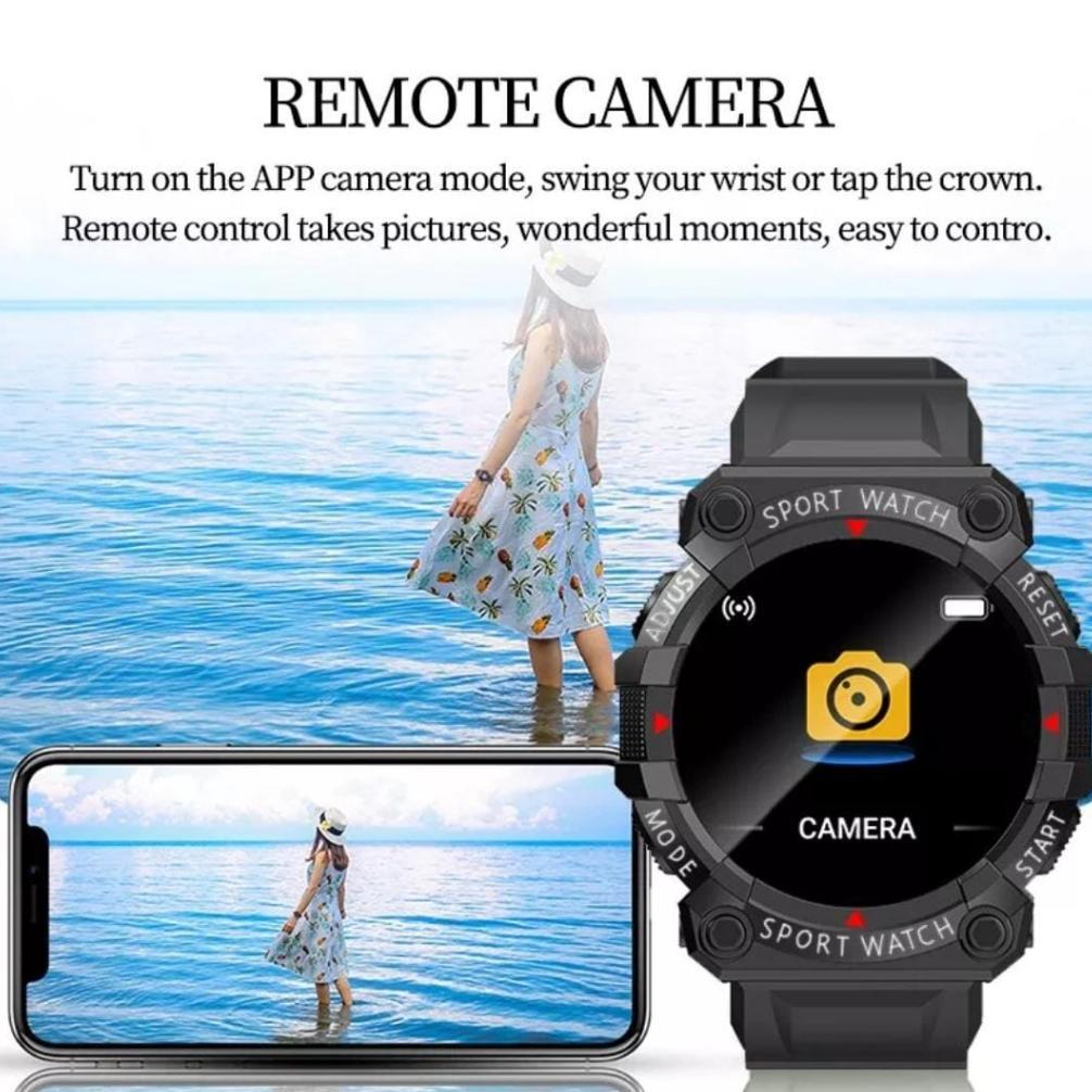 New Jam Tangan Hp Android 4G 5G Sporty Notif Whatsapp Camera Foto Music Control Remote Sensor Canggi