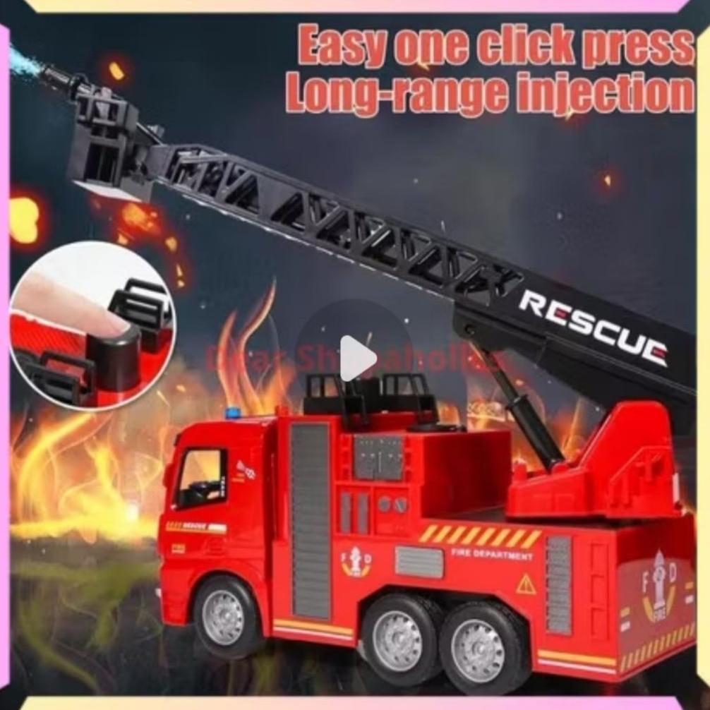 TERBARU mainan mobil remot  control  Rc truk pemadam kebakaran