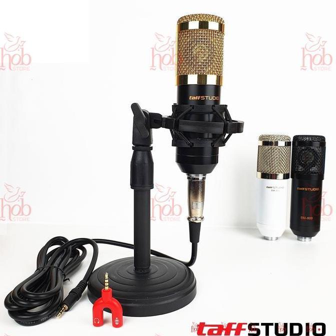 TaffSTUDIO BM800 Condenser BM 800 Mikrofon Microphone Stand Mic Meja
