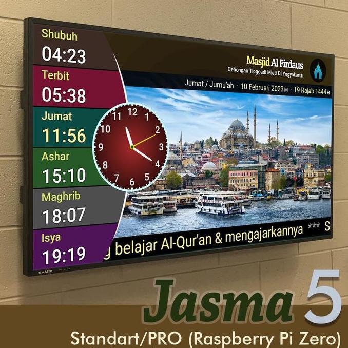 Jam Waktu Sholat Masjid Tv Led - Jadwal Waktu Sholat Digital - Jasma Murah Kualitas Terbaik Harga Te