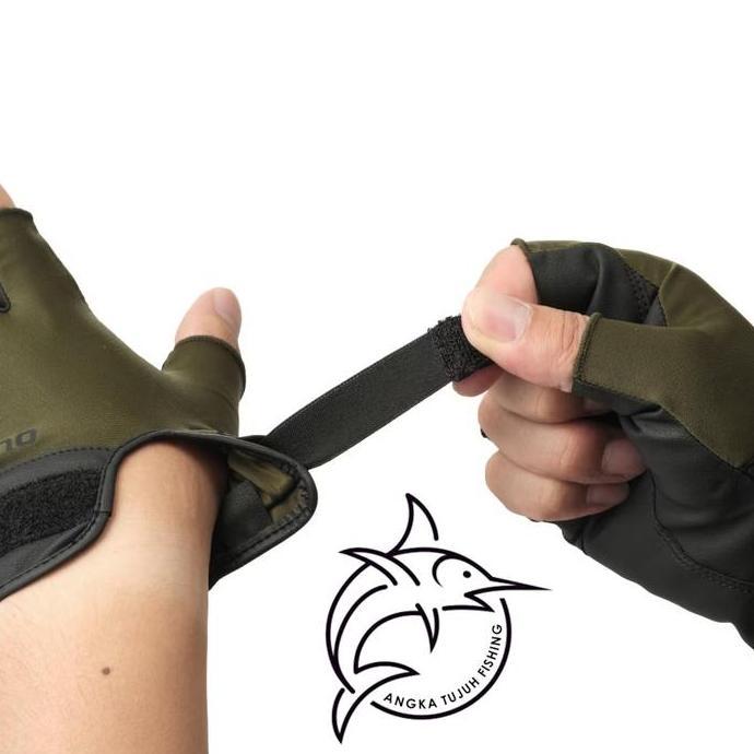 Shimano Basic Glove 5 Cut Finger Sarung Tangan Mancing DIN