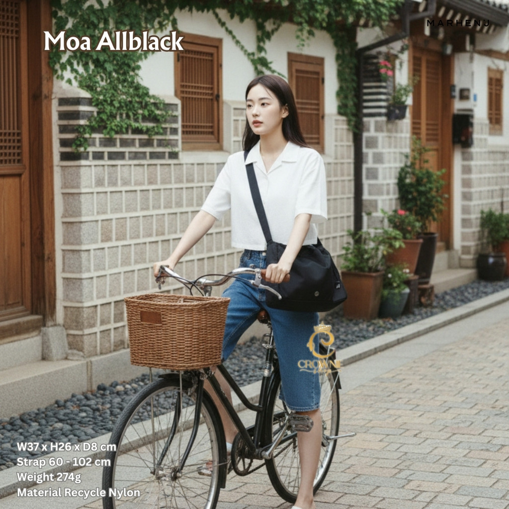 Tas wanita korea crossbody nylon MOA BAG