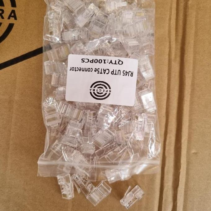 (HM) Konektor Rj45 Spectra Utp Cat5e Rj 45 100Pcs