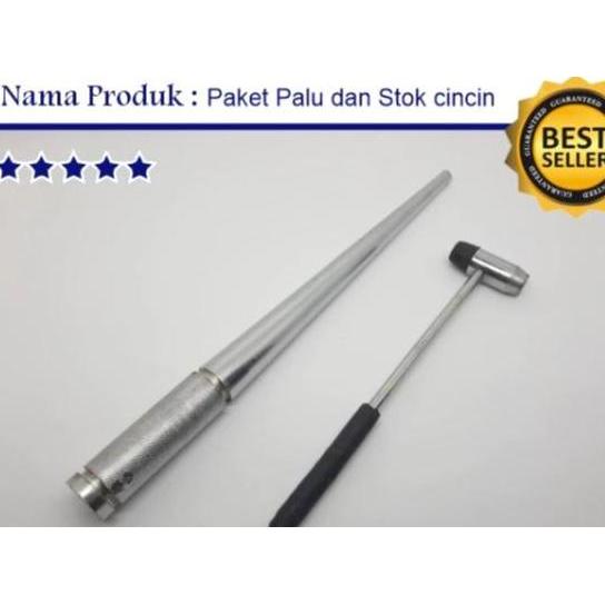 Sunglon Cincin Emas Batu Akik Plus Palu Grosir Per