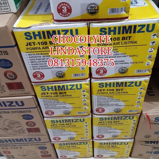 Mesin Air Shimizu Pompa Air Semi Jet Pump Shimizu Jet 108 Bit Best Seller