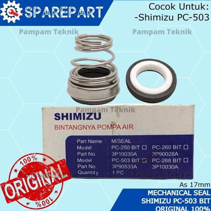 Genuine Part - Mechanical Seal Shimizu Ps 503 Bit Original Shimizu Ori Terbaru