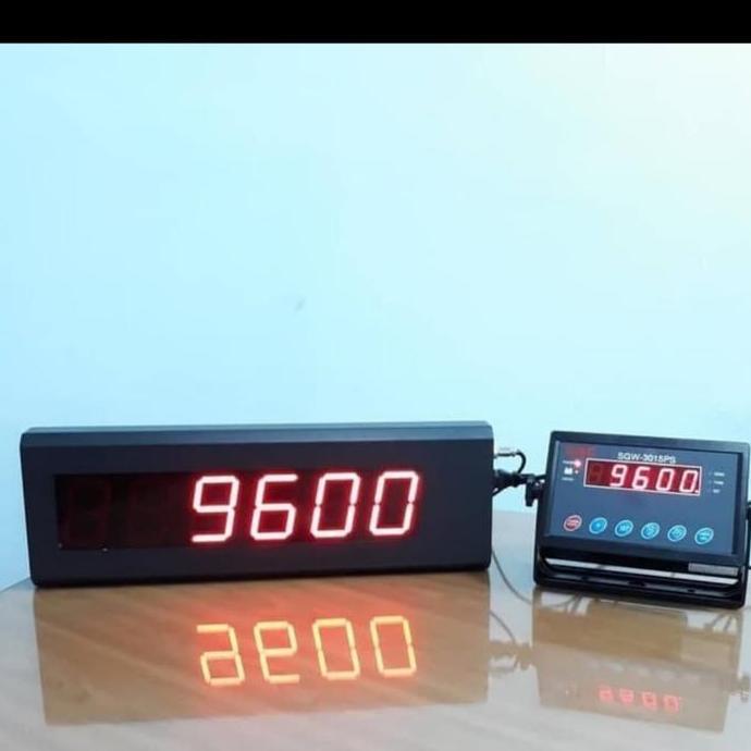 SONIC Display External Timbangan Digital LED 6 Digit Warna Merah 3 Inch