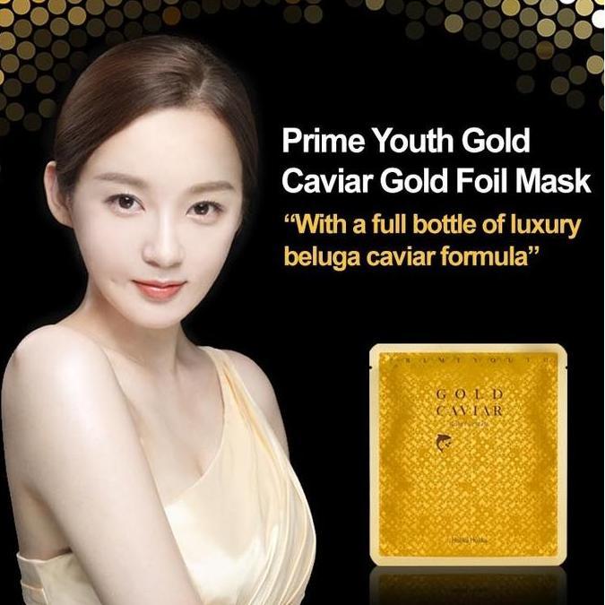 Feisumasuku- Holika Holika Prime Youth Gold Caviar Gold Foil Mask