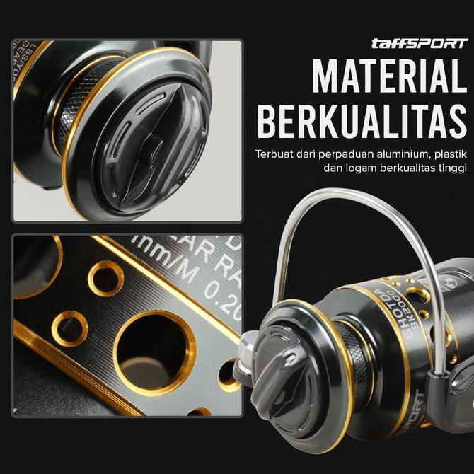 Sakanatsuri- Satu Set Paket Joran Reel Pancing Murah Set Pancingan Ikan Galatama Joran Dan Katrol Ri