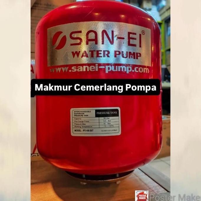 Pressure Tank 19 Liter Pressure Tank Sanei 19 Liter Pressure Tank San Ei 19 Liter Pressure Tank 19 L