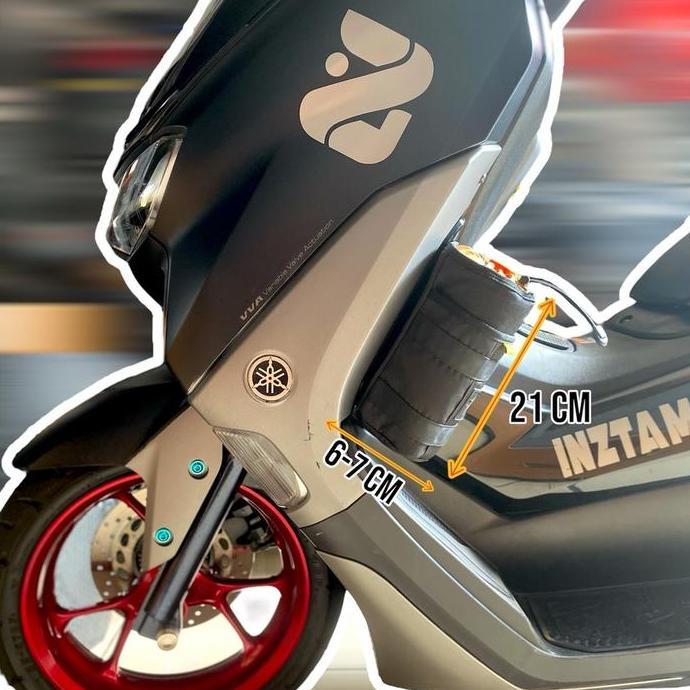 TAS BOTOL MOTOR NMAX, HOLDER BOTTLE NMAX SIAP KIRIM