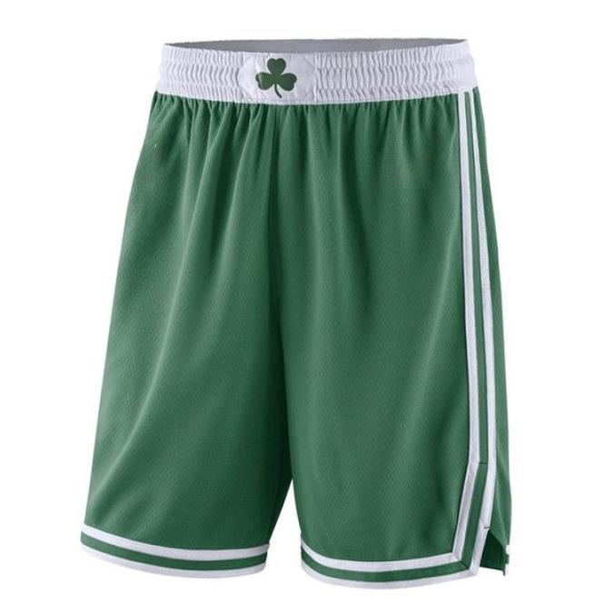Celana Basket Boston Celtics Basketball Shorts Bordir Hijau