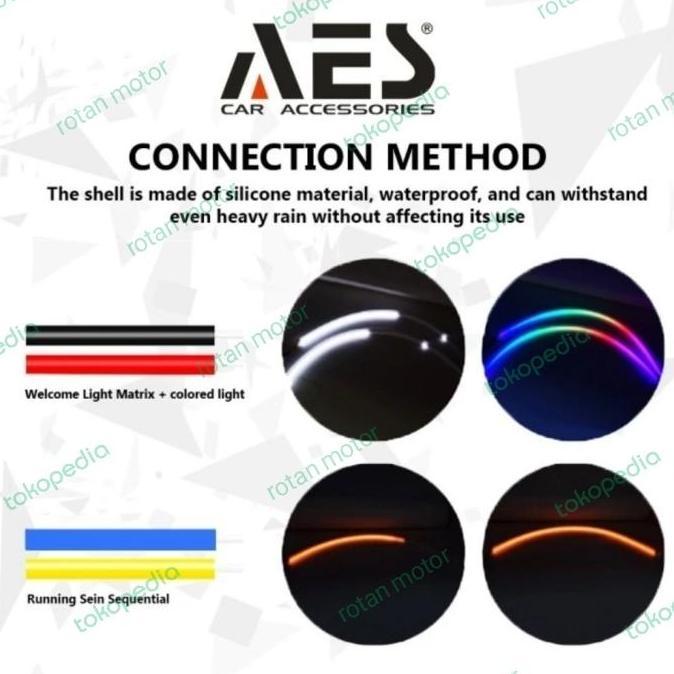 Promo DRL / ALIS / LED BAR AES HURACAN RGB MATRIX / 30CM / 45CM / 60CM / LAMPU ALIS / DRL ORI LAMPU 