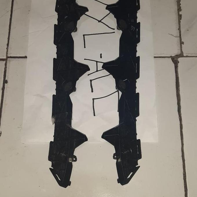 BARU BRACKET / BREKET BUMPER / BEMPER BELAKANG AVANZA XENIA 2012 S/D 2015