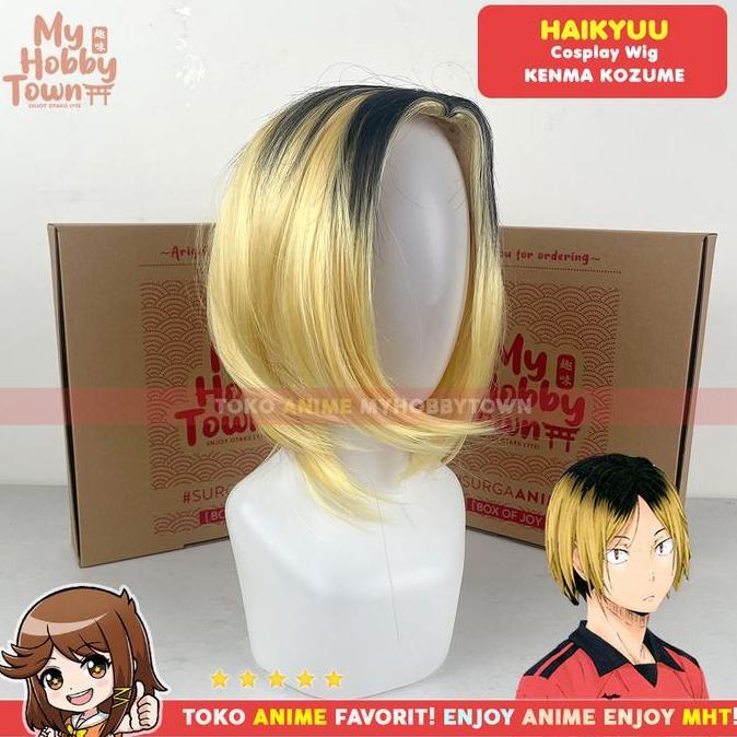 Wig Cosplay Anime Haikyuu : Kenma Kozume