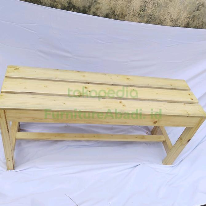 Kursi panjang / bangku panjang kayu jati belanda