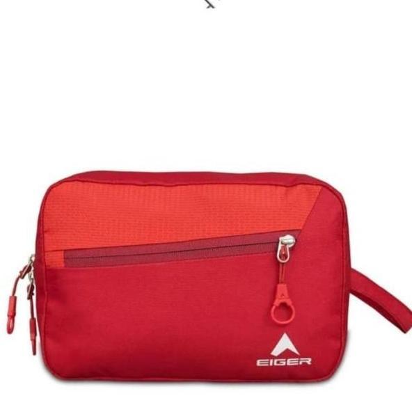 TERBARU - Tas Eiger Pivot 6323 Multi Purpose Personal Pouch Hand Bag Clutch Outdoor Original Red