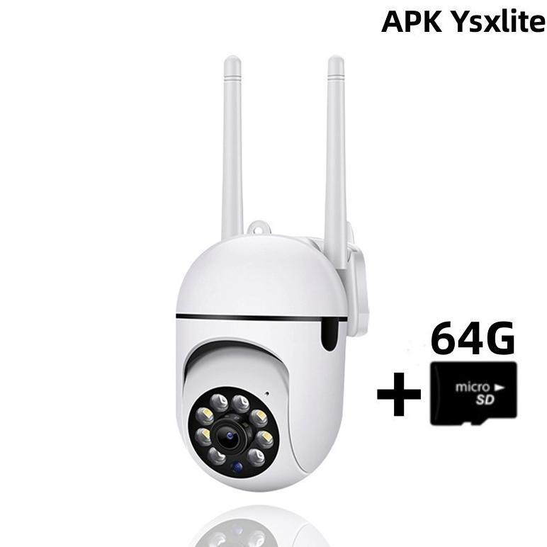 CamKeamanan- YZX CCTV Wifi Outdoor Free 64G SD 8MP Card PTZ 2 Antena APK Ysxlite CCTV Mini Wireless 