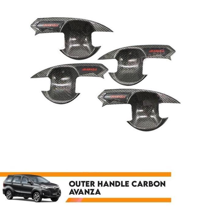 FOR SALE MANGKOK PINTU AVANZA 2017- 2021 OUTER HANDLE CAR KARBON
