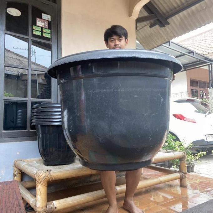 pot tanaman besar 80 cm super jumbo / pot bunga jumbo cempaka 100 murah