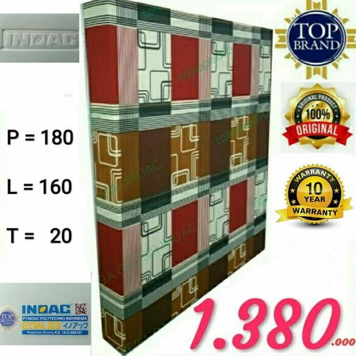 Kasur INOAC 160x180x20 EON D23 Garansi 10Tahun