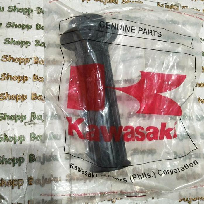 SIAP KIRIM HANDGRIP HANDFAT HAND GRIP KANAN KAWASAKI W175 W 175 ORIGINAL KAWASAKI