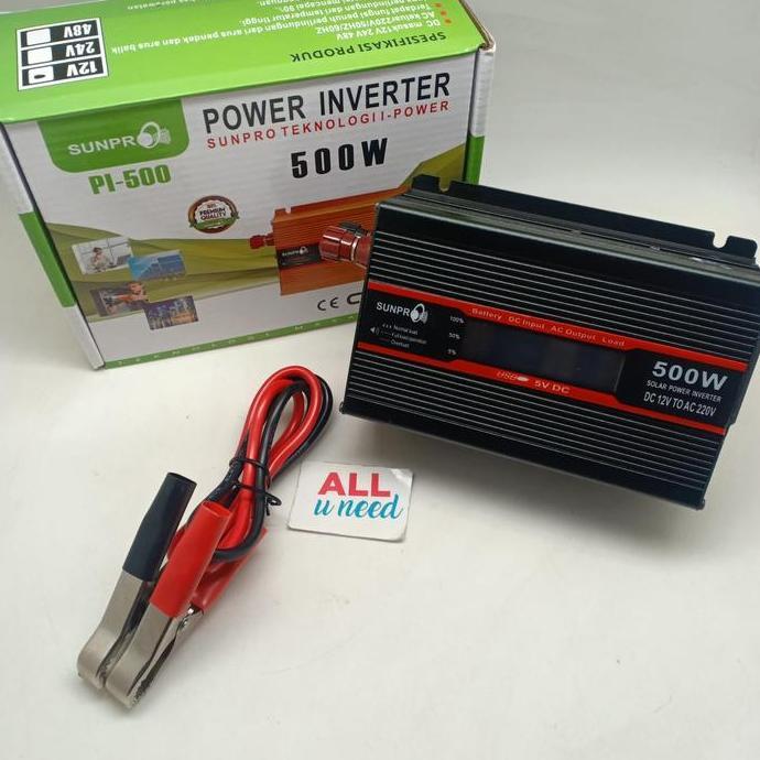 Murah Power Inverter Sunpro PI-500 Watt - Inverter Sunpro PI500 Watt all-u99