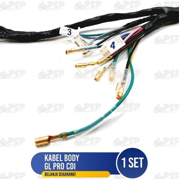 Promo Kabel Body GL Pro CDI - Cable Cabel Tali Seling Body Bodi Utama Set Komplit Honda GL CDI GL Ma