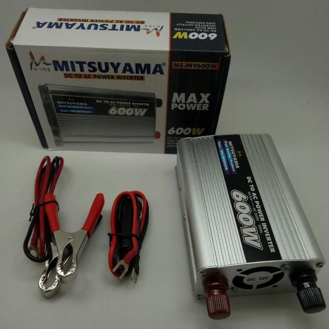 Power Inverter Mitsuyama 600 MS 600W MS600 Rubah Dc Menjadi AC all-u99 Diminati Banget