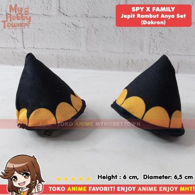 Jepit Rambut Anya Forger Kostum Cosplay Property Spy X Family Dacron