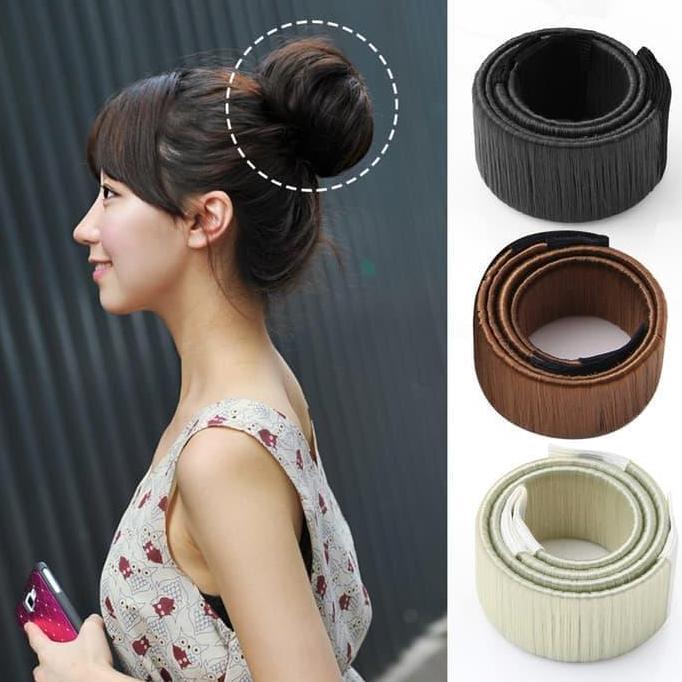 Sanggul Rambut Ikat Rambut Sanggul Instan Hair Bun