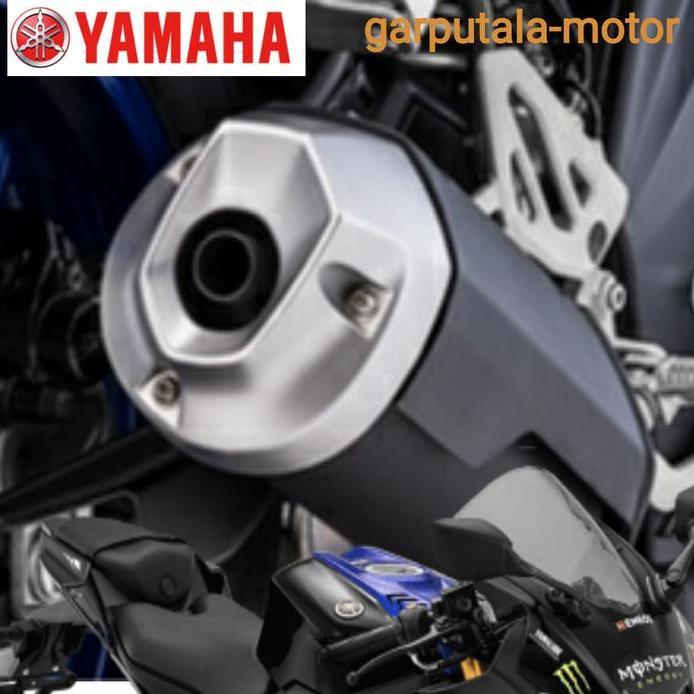 SIAP KIRIM CAP MUFFLER  BK6-E4799-00 YAMAHA YZF155 NEW R15 CAP TUTUP UJUNG KNALPOT CAP MUFFLER ORIGI