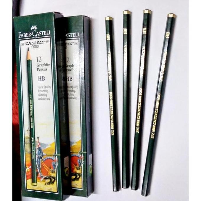 PROMO TERBATAS PENSIL 2B / HB FABER CASTELL 9000 - PER LUSIN 12PCS JAMINAN ORI