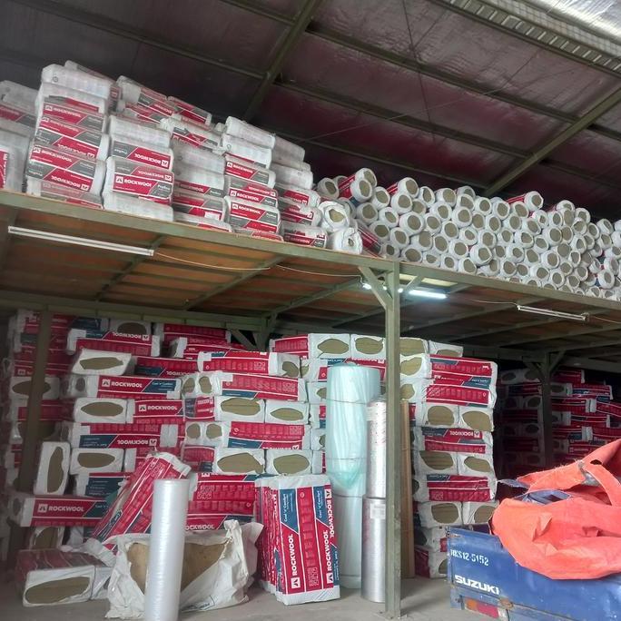Ready rockwool peredam suara density 40 D60 D80 D100 (60 60 Tebal 2,5cm)