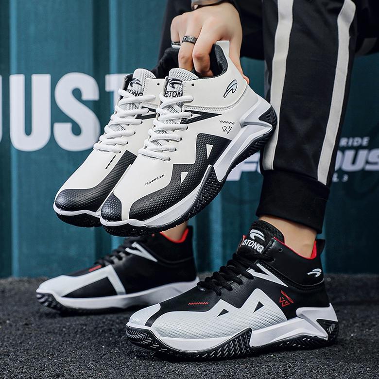 CUCI GUDANG HIGHLAND SEPATU BASKET PRIA PUTIH SEPATU SNEAKERS COWOK SEPATU OLAHRAGA BALLY OUTDOOR KE