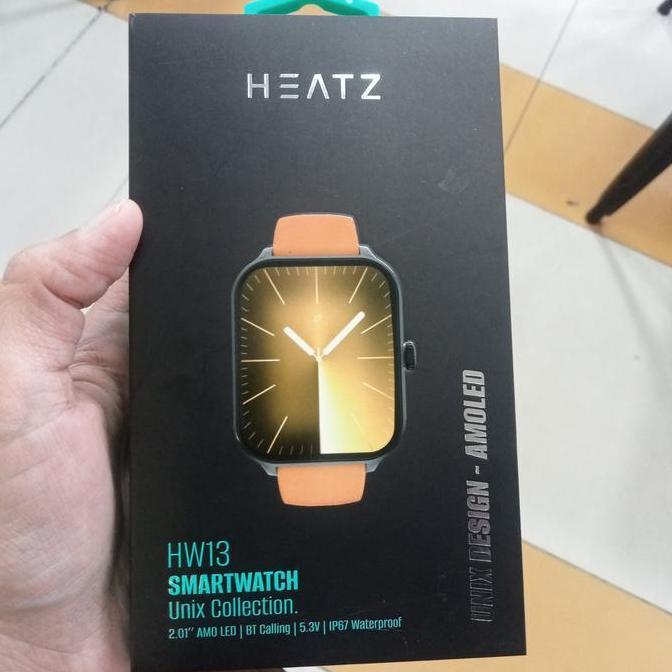 SmartWatch Heatz HW13 Layar 2.01" Amolled  Bluetooth 5.3 Ip67 Waterproof