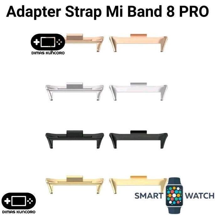 Adapter Strap Mi Band 8 PRO connector konektor xiaomi smart band 8 pro tali metal