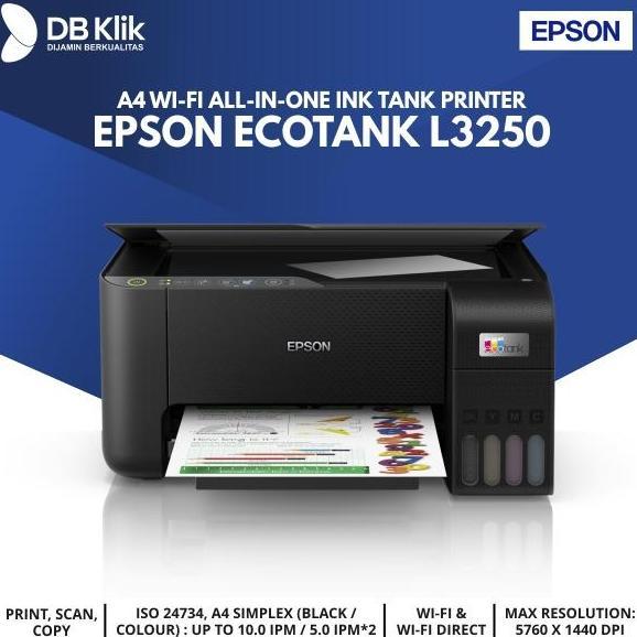 Printer EPSON EcoTank L3250 A4 All in One-EPSON L3250 Ink Tank Printer
