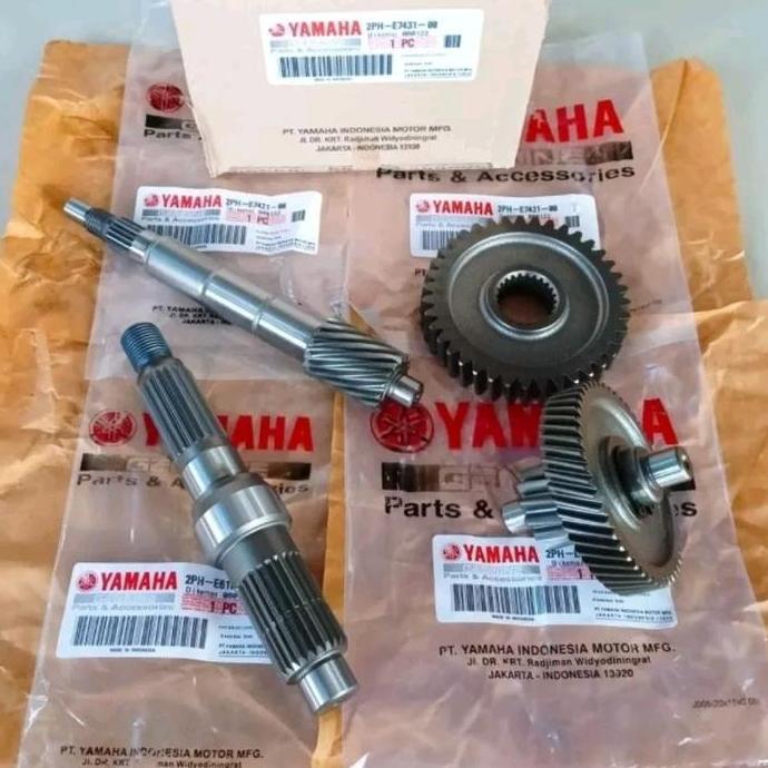 GIGI RASIO SET YAMAHA MIO M3 AS PULLY GIGI RASIO SET MOTORCYCLE GARANSI